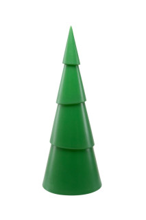 8 seasons - Motivleuchte Weihnachtsbaum Shining Tree rund 75 cm grün
