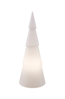 8 seasons - Motivleuchte Weihnachtsbaum Shining Tree rund 100 cm weiß RGB