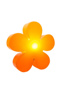 8 seasons - Motivleuchte Shining Flower Durchmesser 40 cm orange Solar