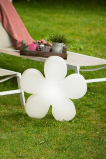 8 seasons - Motivleuchte Shining Flower Durchmesser 60 cm weiß RGB