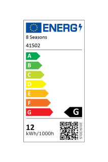 8 seasons - Motivleuchte Shining Flower Durchmesser 60 cm weiß RGB