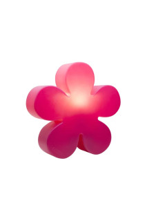 8 seasons - Motivleuchte Shining Flower Durchmesser 60 cm pink