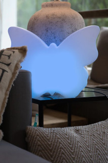 8 seasons - Motivleuchte Shining Butterfly 40 cm weiß RGB