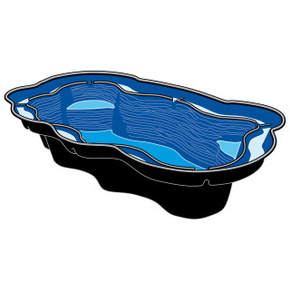 Ubbink Iris SV - Fertigteich - HDPE, Fassungsvermögen 1580 l