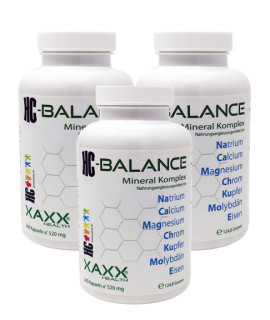 XAXX HC Balance Mineral Komplex 3er-Set , Inhalt je 240 Stück