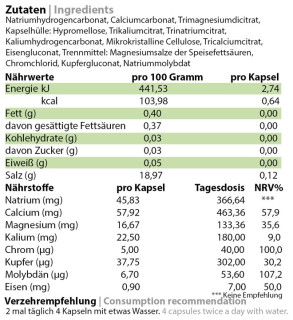 XAXX HC Balance Mineral Komplex, Inhalt 240 Stück