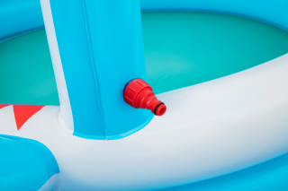 Bestway Planschbecken Sharktastic mit Wassersprinkler 163 x 127 x 92 cm