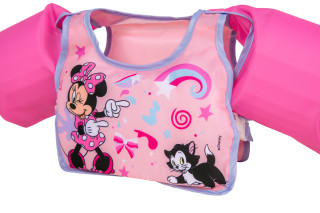 Bestway Disney Junior Swim Safe ABC Schwimmflügelweste Stufe B Minnie Mouse mit Textilbezug, 3-6 Jahre