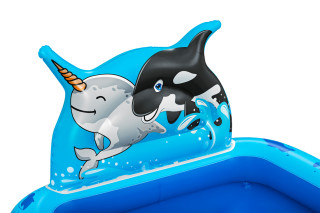 Bestway Wasserspielcenter Polar Pals 134 x 131 x 73 cm