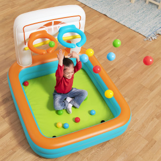 Bestway 3-in-1-Bällebad Kick 'n Swish 120 x 107 x 84 cm