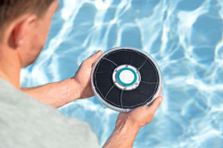 Bestway Poolfontäne FloatBright mit solarbetriebenen LED-Licht 19,5 x 18,2 x 6,8 cm