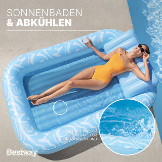 Bestway Aufblasbare Sonnenliege 203 x 137 x 25,5 cm