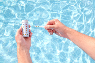 Bestway Poolpflege Komplett-Set AquaClear Deluxe für Poolgrößen bis 396 cm