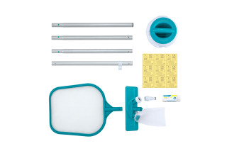 Bestway Poolpflege Komplett-Set AquaClear Deluxe für Poolgrößen bis 396 cm