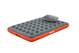 Bestway Doppelluftbett Roll & Relax mit Kissenpumpe 203 x 152 x 22 cm