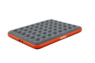 Bestway Doppelluftbett Roll & Relax mit Kissenpumpe 203 x 152 x 22 cm