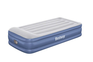 Bestway TriTech Single-Luftbett mit integrierter Elektropumpe 191 x 97 x 46 cm