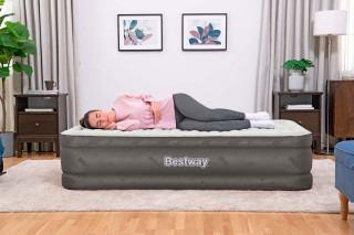 Bestway Fortech Single-Luftbett mit integrierter Elektropumpe 191 x 97 x 46 cm