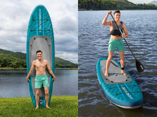 Bestway Hydro Force SUP Allround Board-Set Aqua Drifter mit Sitz 335 x 91,5 x 15 cm