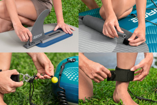 Bestway Hydro Force SUP Allround Board-Set Aqua Drifter mit Sitz 335 x 91,5 x 15 cm