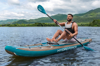 Bestway Hydro Force SUP Allround Board-Set Freesoul Elite mit Sitz 335 x 84 x 15 cm
