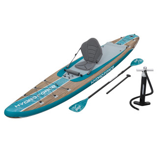 Bestway Hydro Force SUP Touring Board-Set Glider Elite mit Sitz 381 x 79 x 15 cm