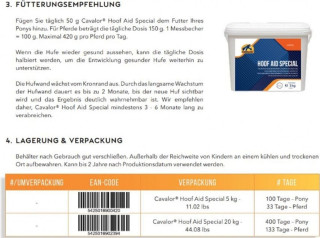 Cavalor Hoof Aid Special 20 kg