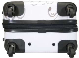 monopol Kofferset 3 tlg. Trolleyset Reisekoffer Hartschale Butterfly
