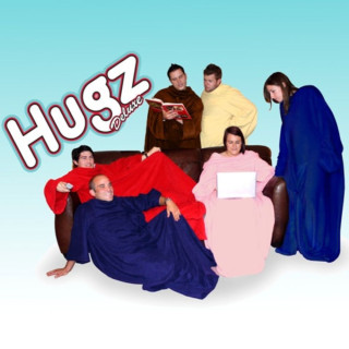 Hugz Deluxe Kuscheldecke Decke Wolldecke mit Ärmeln