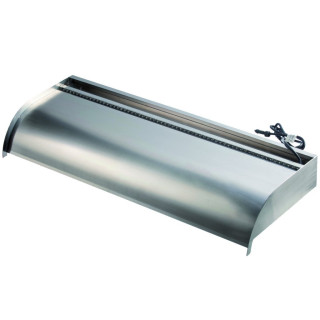 Ubbink Nevada 90 - Wasserfall, Inox 304, Trafo 12V, 62 LEDs kaltweiß, 1" - H13 x 90 x 33 cm, LED: 420 Lumen, EEK A+, 7W