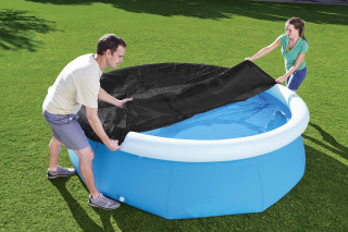 Bestway Abdeckplane für Fast Set Pool Ø 244 cm