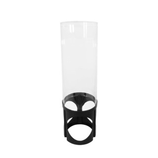 Ubbink Fischsäule 50, Acryl H50cm x 4mm (3mm am Fußteil), 20 cm Fuß, schwarz - H70 cm x Durchm. 20 cm