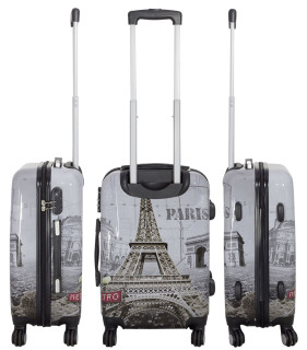 Kofferset 3 tlg. Trolleyset Reisekoffer Hartschale PARIS II