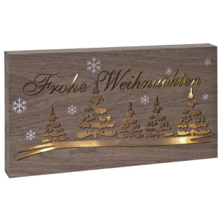 LED Dekobild Frohe Weihnachten