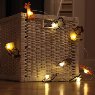 STAR Trading LED-Lichterkette Zoolight wilde Tiere 8 BS ww/transp.