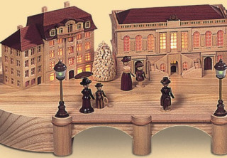 Schwibbogen Alt Dresden Gross 103x22x55cm
