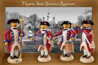 Räuchermann Pfeifer, 24cm Virginia State Garrison Regiment