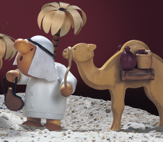 Räuchermann, Müllerchen Araber, 13x16cm