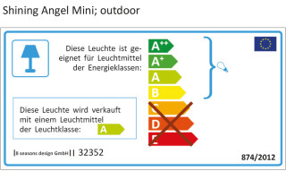 8 seasons Außenleuchte Engel SHINING ANGEL MINI