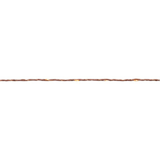 LED-Minilichterkette, Kupfer, 20 warmweiße LEDs, L 1 m