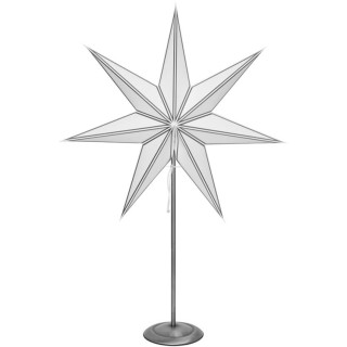 Star Trading Weihnachtsstern Nicolas weiß/silber