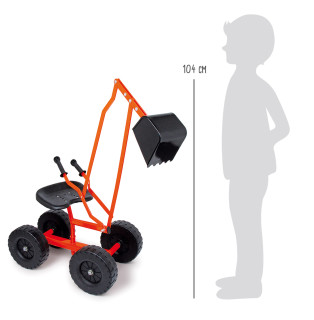Sandbagger Sitzbagger Sandspielzeug Bagger mit Räder