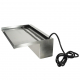 Ubbink Niagara,  90 LED WALL - Wasserfall, Inox 316L, Trafo 12V, 62 LEDs warmweiß, 1 - H10 x 90 x 20 cm, LED: 420 Lumen, EEK A+, 7W