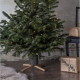 STAR Trading Christbaumständer Granig 3-11cm grau/Holz