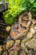 Ubbink REVETÃ“N Wasserfallelement, Bogen rechts - Polyresin, Pumpe 900l/h,  naturgetreue Felsnachbildung