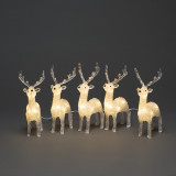 Konst Smide LED-Rentiere 5er-Set