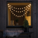 Konstsmide LED-Vorhang Sterne, 44 warmweiße LEDs