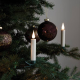 Konstsmide LED-Weihnachtsbaumkette, kabellose Kerzen, 10er-Set
