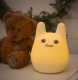 STAR Trading Nachtlicht Bunny 8 Farben aufladbar, USB-Anschluss