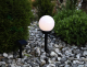 STAR Trading Solar-LED-Kugel Globus 15cm außen